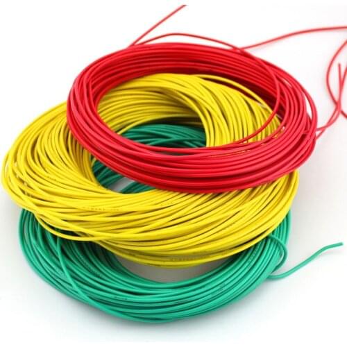 Model lead multicolored wireconnection line connection line thin wire red black green blue line 2mm copper core multiple strand