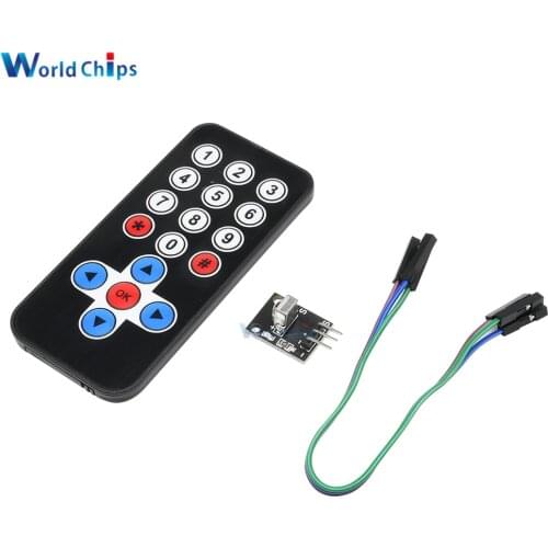 Diymore 1 Set HX1838 Infrared Remote Control Module Wireless IR Receiver Module DIY Kit for Arduino Raspberry Pi diy electronic