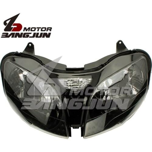 Motorcycle Black Headlight Headlamp Head Lights Lamps Assembly For Kawasaki ZX-6R 636 2000-2001-2002 ZX-9R 2000-2003