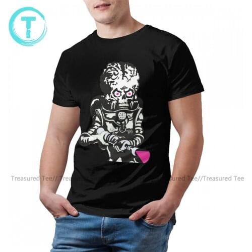 Mars Attack T Shirt Casual 100 Cotton Basic T-Shirt Short-Sleeve Print Tee Shirt 4xl Mens