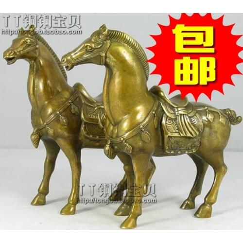 Lucky evil zodiac horse copper horse a pair of horses