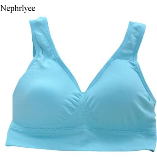 2021 New Sports Bra For Women Seamless Bra With Pads Big Size Shockproof Bralette Push Up Brassiere Comfort Bra Vest Top CA293