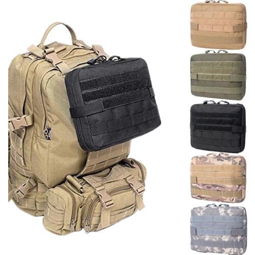 Tactical Military Molle Pouch Medical First Aid Pouch Nylon Outdoor Travel Camping Army Bag Edc Hunting Backpack Tool Bag Men