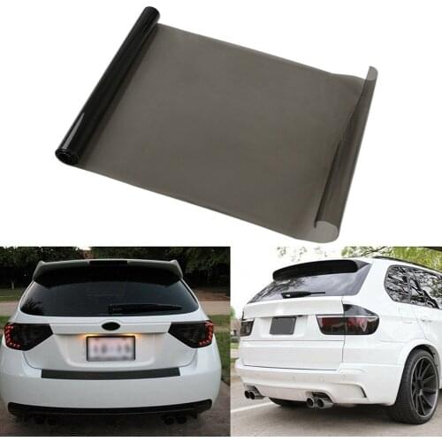 Tint Film Smoke Film Sticker Universal 1 Roll 12x72in Windshield Black Smoke