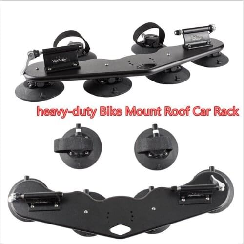 Universial 2-Bike Bicycle Black Rack Carrier Car Mount Roof Top Metal Car Racks