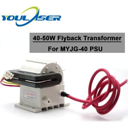 40-50W High Voltage Flyback Transformer for CO2 Laser Power Supply PSU MYJG-40W 50W