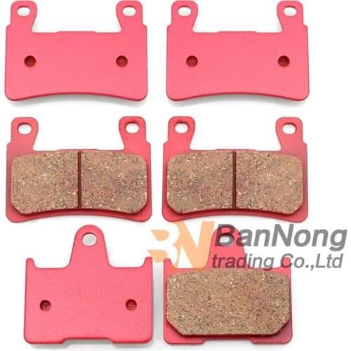 1 Set Motorcycle Front And Rear High Quality Brake Pads Disks Shoes For Honda CB400 VTEC 400 I II 1999 2000 2001 2003 2004 99-04