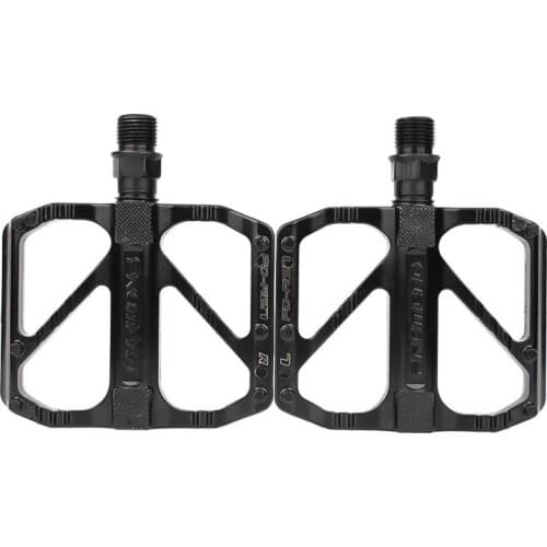 1 Pair Bicycle Pedal Non-Slip Platform Wide Road Mountain Bike Aluminium Alloy Frame Foot Supporter Bicycle Pedal