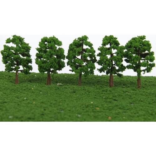 100pcs Model Trees Layout Train Street Railway Diorama Scenery Model Trees 1:150 N Building Park Garden Landscape Scenery