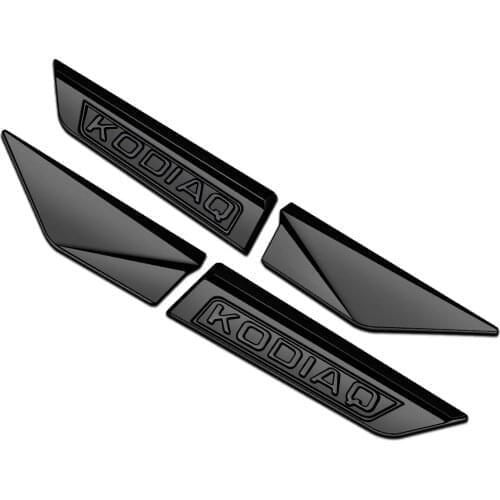 2pcs KODIAQ Fender Sticker Car Accessories For Skoda KODIAQ Side Sticker KODIAQ Auto Tuning Accessories Glossy Black