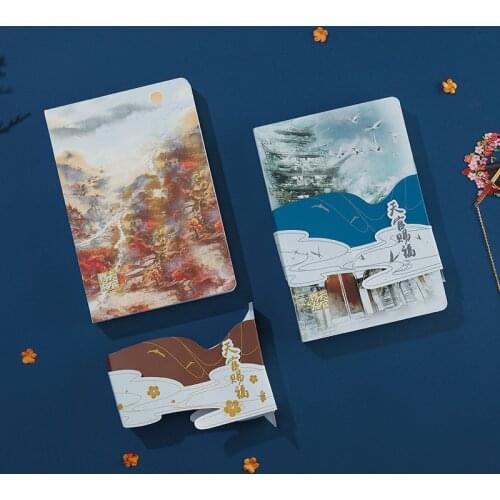 Anime Tian Guan Ci Fu Hua Cheng Xie Lian Notebook Jotter Student Note Pad Book School Supplies Sketchbook Weekly Planner Gifts