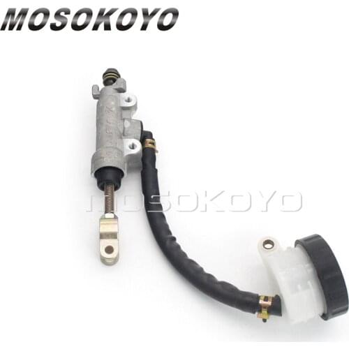 For Kawasaki Honda Yamaha Suzuku ATV Quad Motocycles 360° Rotatable Rear Brake Master Cylinder Pump Motocross Universal