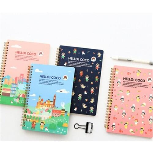 DL Sprout paradise 32 K line circle this cartoon animal painting cross line Book 60 pages wholesale Exquisite office supplies