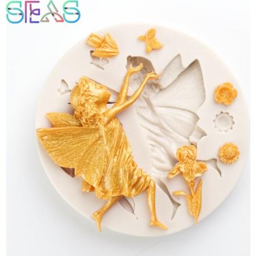 Beautiful Faery Creativity Baking Tray Silicone Mold Chocolate Mold Pastry Tools Cake Decorating Tools Kitchen Tools Accessorie