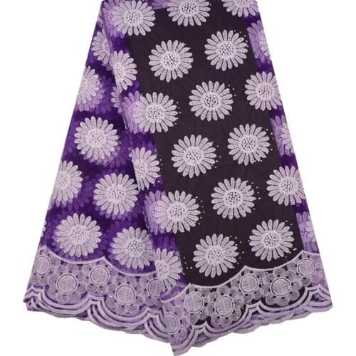 African Tulle Lace 2018 Purple Color French Lace Fabric High Quality With Plenty Stones Nigerian Embroidery Mesh Lace 1229