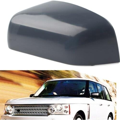 Left Side Car Rearview Mirror Cap Cover For Land Rover LR2 LR4 2010-2014 For Range Rover Sport 2010 2011 2012 Black ABS Plastic