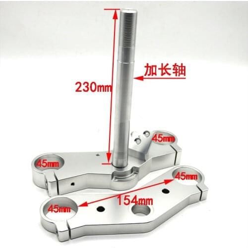 Motorcycle Triple Trees With Clamp And Bearing Cnc Aluminum For Monkey Bike Dirt Bike Motocross Modify