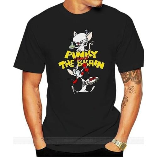Pinky And The Brain Science And Sandwich Mens Unisex T-Shirt -Available Sm To 2X Digital Printed Tee Shirt