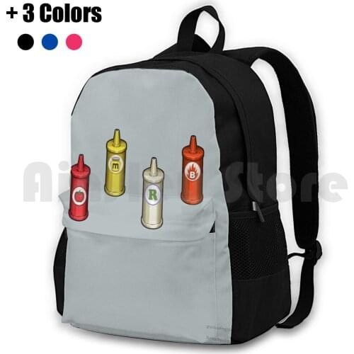Papa Louie Sauce Pack Outdoor Hiking Backpack Riding Climbing Sports Bag Pack Pack Small Cheap Funny Cool Games Video Game