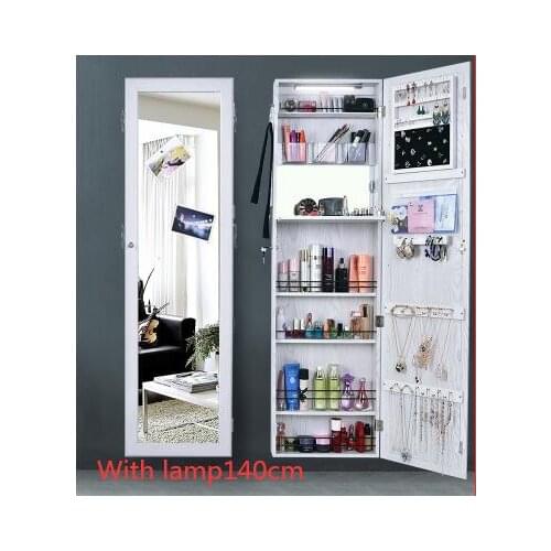 Full body mirror wardrobe wall mirror storage cabinet household simple modern fitting mirror dressing mirror