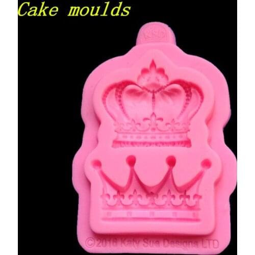 Crown shape silicone mold fondant cake chocolate mold decoration tools bakeware