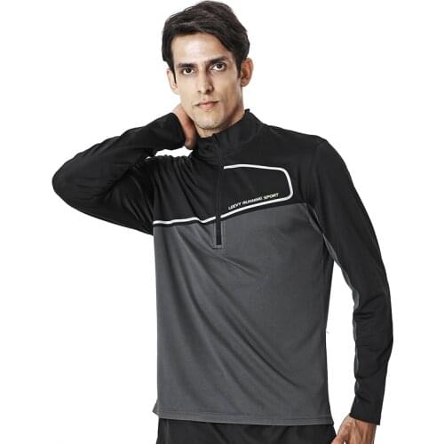 Long Sleeve Sport Shirt Men Fitness T shirt Gym Tshirt Sportswear Dry Fit Men Running TShirt Compression Shirt Workout Sport Top