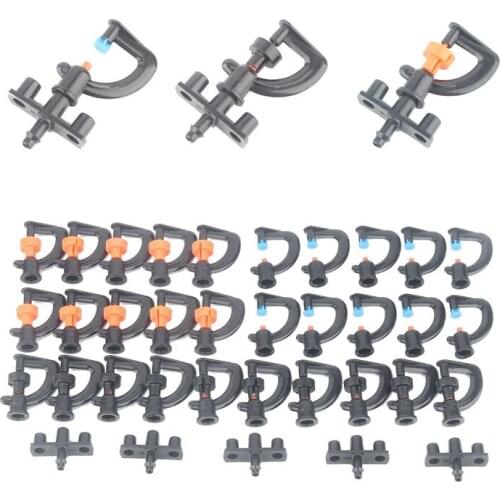 G Type Micro Rotating Sprinkler Irrigation With 4/7mm Hose Connector Sprinkle Lawn Sprinkler Garden Irrigation