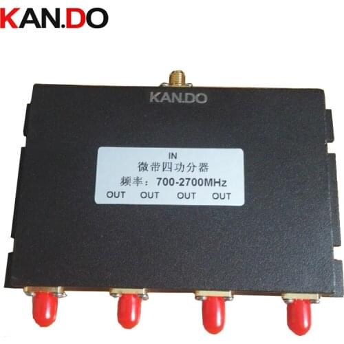 Telecom use 4 Way sma Power Splitter 700~2700MHz power divider mobile phone booster splitter raido frequency divider