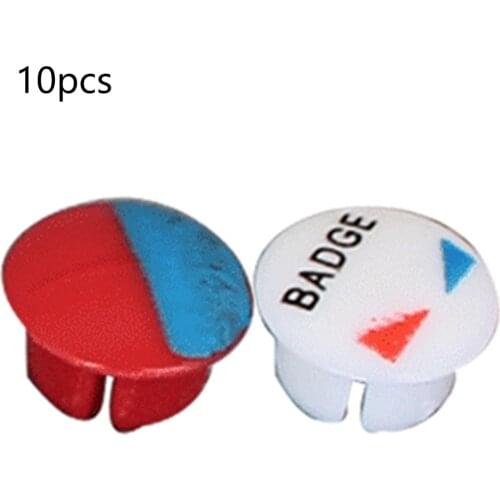 10pcs Water Sign 8.75*6.8*5.85mm Faucet handle accessories Bathroom Hot And Cold Mixer Tap Hot and cold water sign Water signs