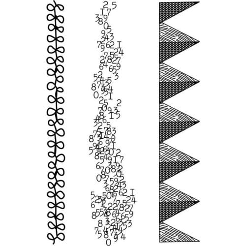 Background stamp Clear Stamp for Scrapbooking Transparent Silicone Rubber DIY Photo Album Decor A274