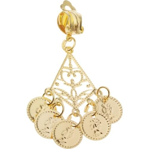 1 Set Women Belly Dance Tribal Jewelry Set Necklace Earrings