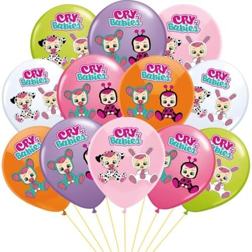 10/12pcs Cry Babies Ballons Angle Doll Balloons Crying Baby Magic Tear Happy Birthday Girl Party Decoration Baby Shower Kids Toy