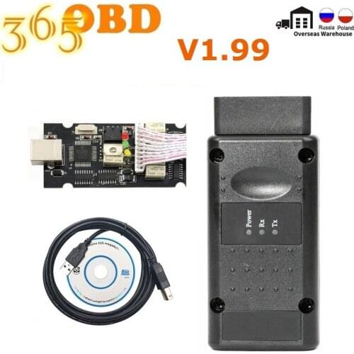 10PCS/LOT Opel OP-COM V1.99 CANBUS Code Reader For Opel OBD2 Scanner OPCOM PIC18F458 FT232RL Professional Diagnosis Tool