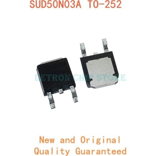 10PCS SUD50N03A TO-252 50N03A TO252 DPAK 50A 30V N-CH SMD MOSFET new and original IC Chipset