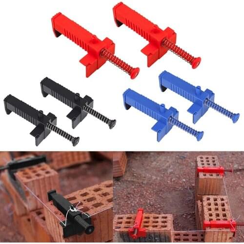 2Pcs Wire Drawer Bricklaying Tool Fixer For Building Fixer Construction Fixture Brickwork Leveler Bricklayer Construction Tools