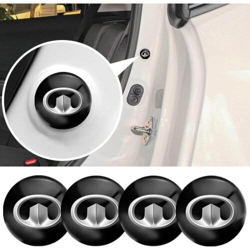 4Pcs Silicone Door Shock-Absorbing Anti-Noise Gasket Sticker For Great Wall Haval Hover H3 H5 Shockproof Cushion Stickers
