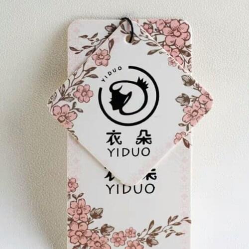 400gsm clothing printing hang tags custom price hang tags custom printing logo design clothing price tag swing tag