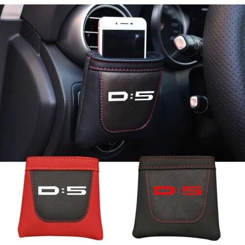 For Mitsubishi Delica D5 Pu Leather Car Air Vent Stow Tidy Storage Car Organizer