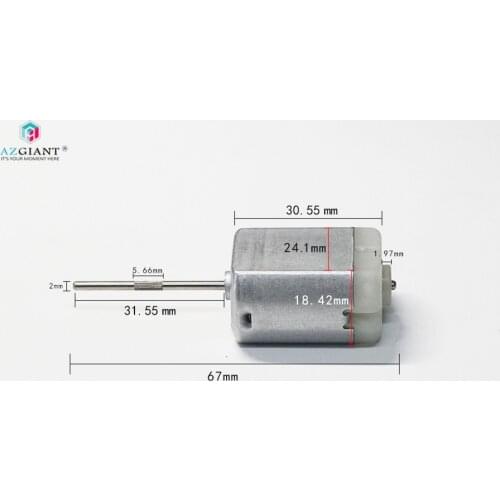 Long shaft Car 280 motor 32MM FC280 FC-280 12V Miniature DC Automotive door lock motor