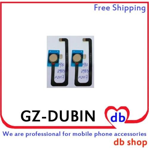 For ZTE Z Max Pro Z981 Axon 7 A2017 Blade X Max Z983 Fingerprint Sensor Flex Cable Home Back Button Key Touch ID Repair Parts