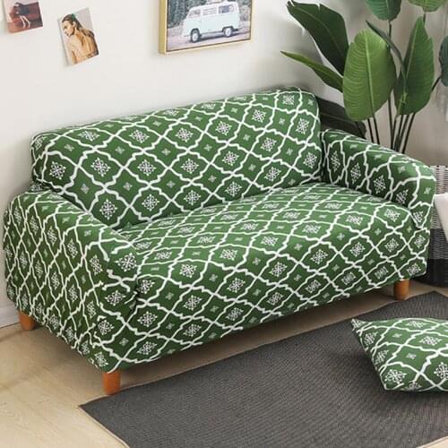 Classical European Printed Couch Cover Floral Pattern Sofa Cover Elastic Stretch Loveseat Slipcover Baroque Style