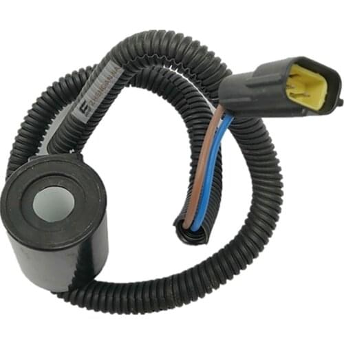 Excavator Doosan/Daewoo DH55 hydraulic pump proportional solenoid valve with large square plug/small round plug coil 12V