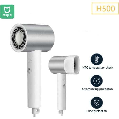 Mijia Professional Hair Dryer For Hair High Speed Hairdryer NTC Temeperature Control Hot&Cold Wind Double Water Ion Dryer