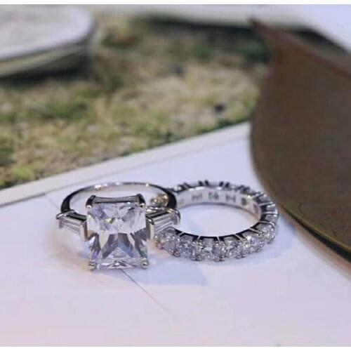 Designer Fashion 925 Sterling Silver Jewelry 3A Cubic Zirconia Party Ring