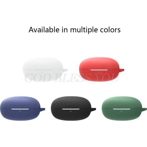 Soft Silicone Cover Compatible With Realme Buds Air 2 Neo Wireless Earbud Charging Case Protective Dust-Resistant Case