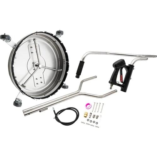 21" Surface Cleaner with 3 Nozzle Spray Bar 4000PSI Pressure Washer Steel New