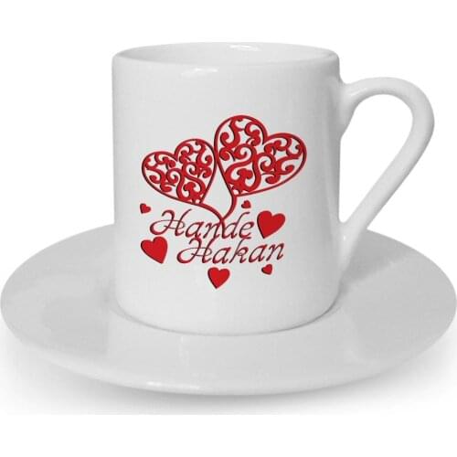 Personalized Valentine 'S Day Themed Turkish coffee Cup-12 Reliable Modern Simple Gift Special Design Good Quality Surprise Love