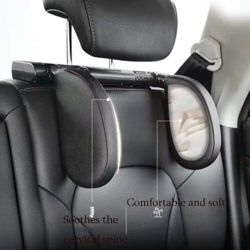 Car Seat Headrest 1 pcs Car Neck Pillow Sleep Side Head Support With High Elastic Nylon Retractable Support On Sides Car seat