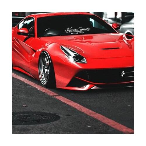 Keep Simple Car Styling Vinyl Applique Automobile Front Windshield Body Window Decal Stickers