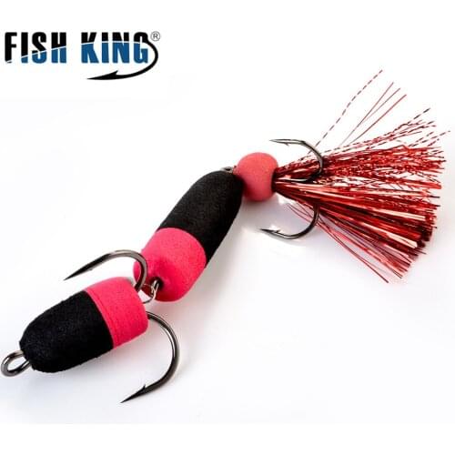 FISH KING Mandula Fishing Lure Soft Lure Foam Bait Swimbait Wobbler Bass Pike Lure Minnow Insect Artificial Baits Fishing Tackle
